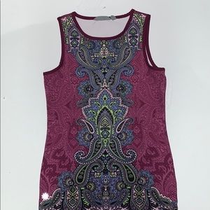 Athleta Paisley Tank XXS